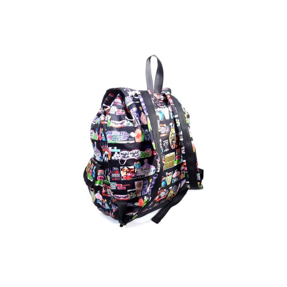Lesportsac Backpack X Large Cosmetic Beauty Voyager backpack RARE main image 12